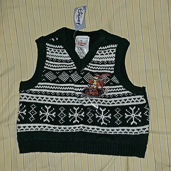 Disney Tigger Green Vest Kid Size 6M - Picture 9 of 9